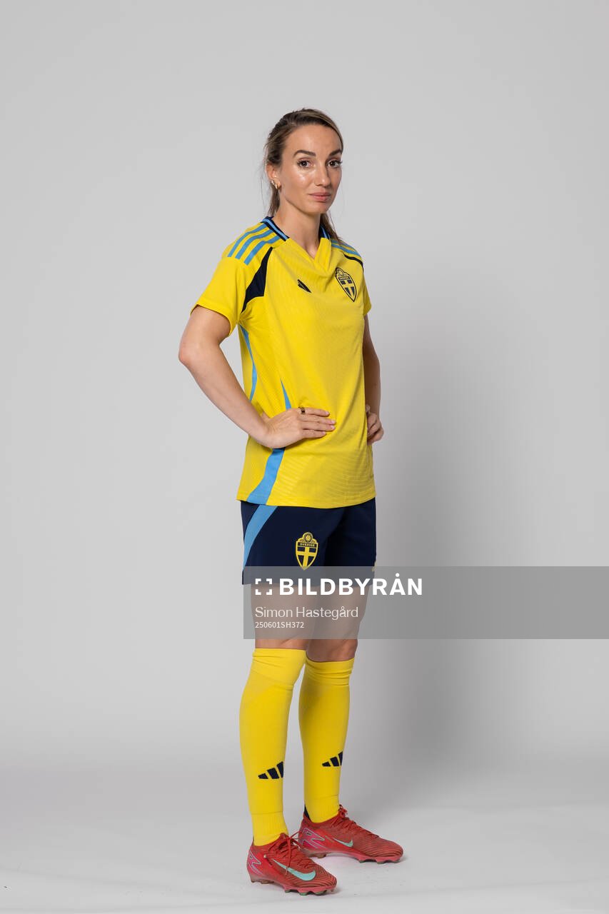 Kosovare Asllani of Sweden poses for a portrait