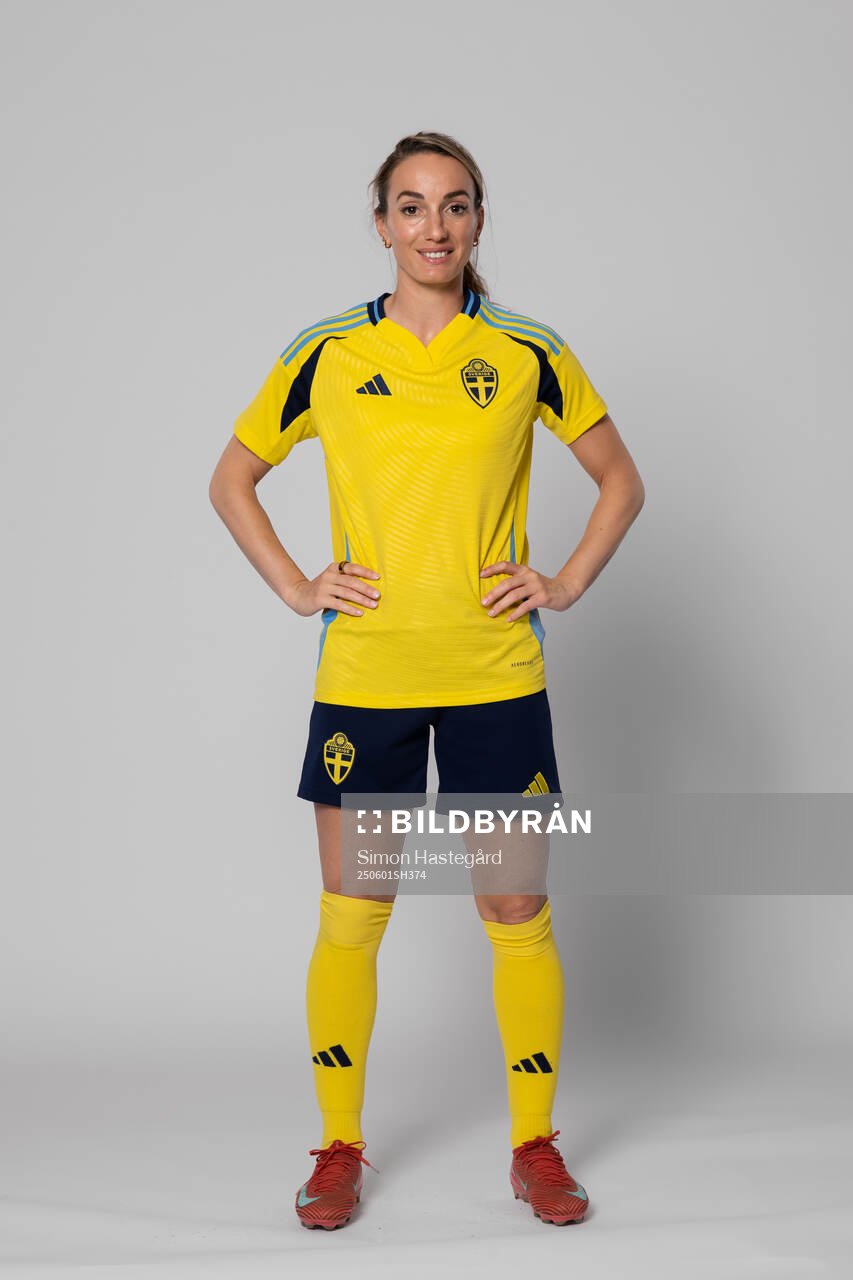Kosovare Asllani of Sweden poses for a portrait