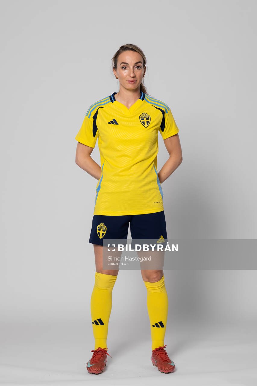 Kosovare Asllani of Sweden poses for a portrait