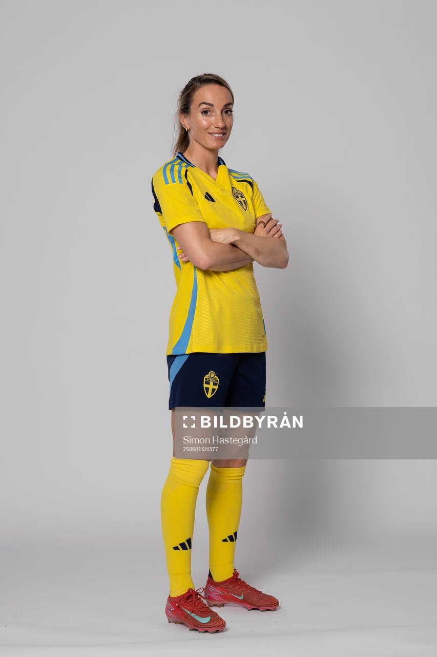 Kosovare Asllani of Sweden poses for a portrait