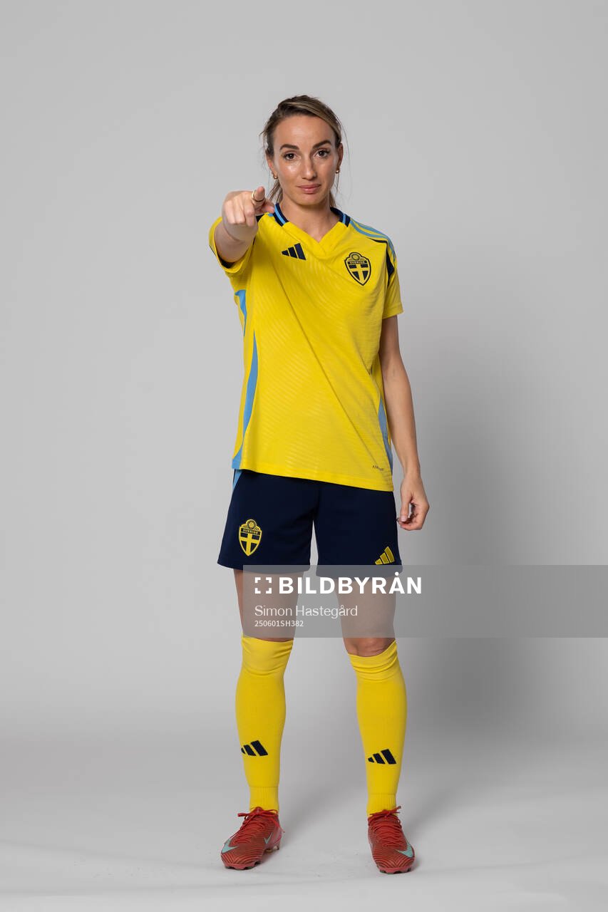 Kosovare Asllani of Sweden poses for a portrait