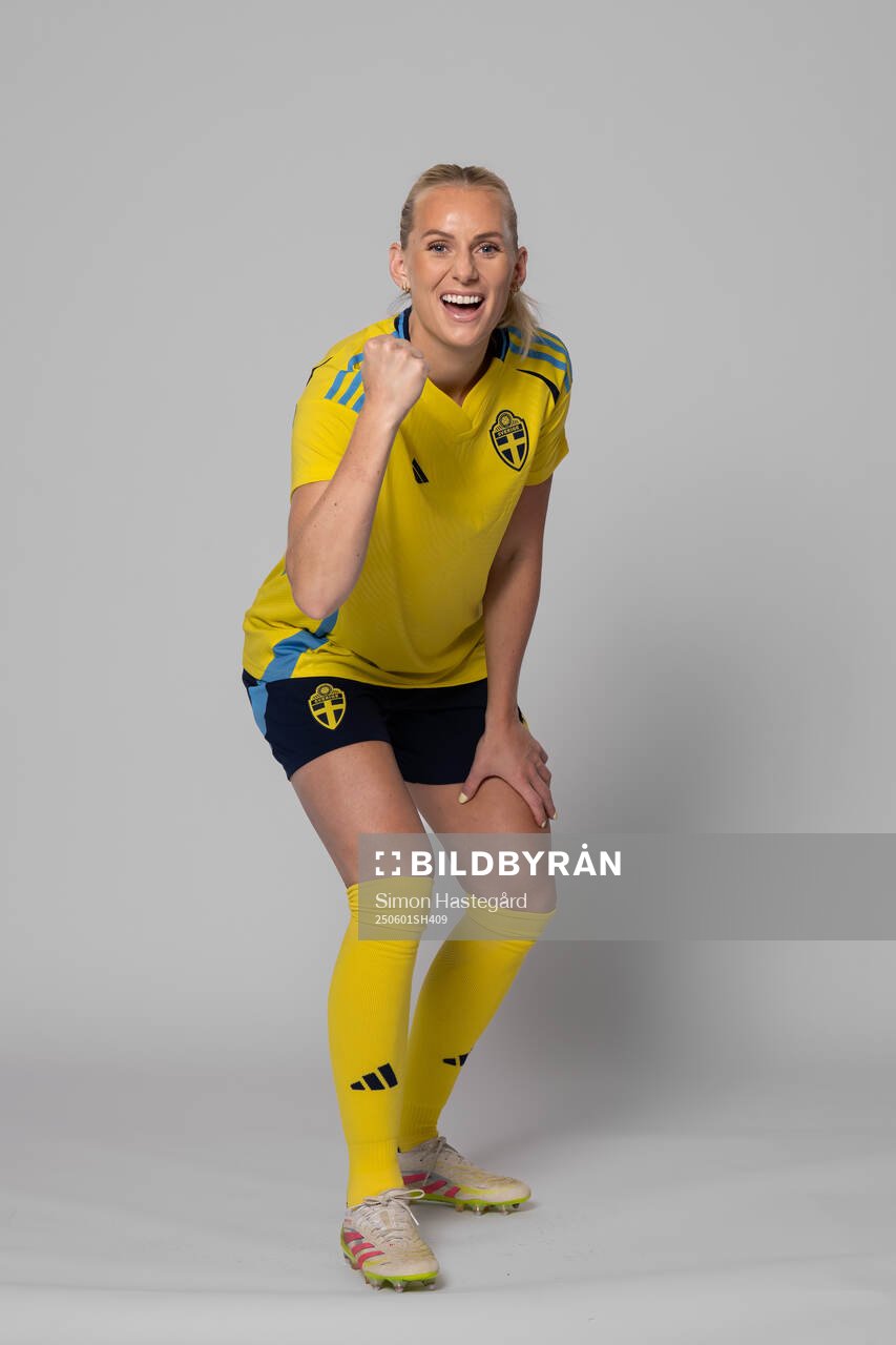 Stina Blackstenius of Sweden poses for a portrait