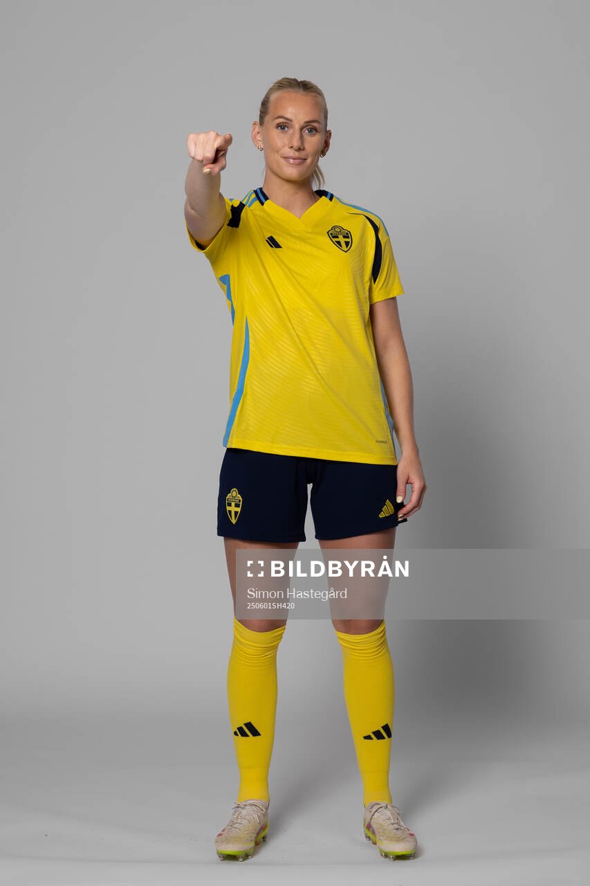 Stina Blackstenius of Sweden poses for a portrait