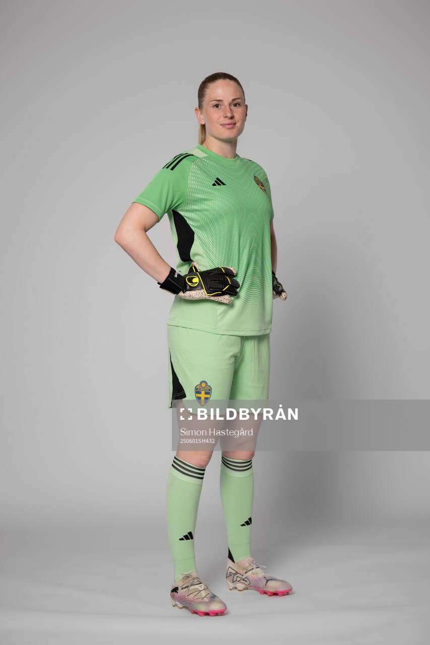 Goalkeeper Tove Enblom of Sweden poses for a portrait