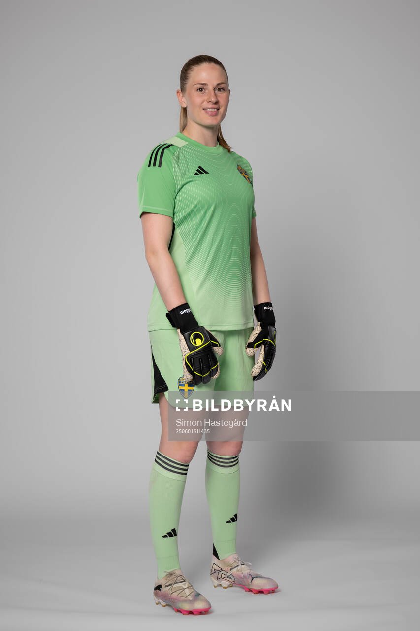 Goalkeeper Tove Enblom of Sweden poses for a portrait