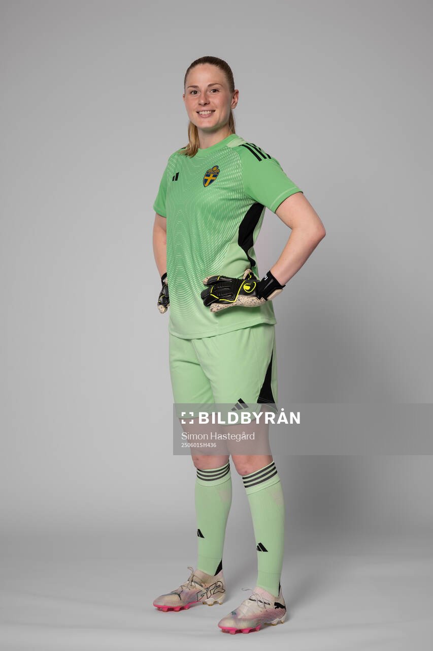Goalkeeper Tove Enblom of Sweden poses for a portrait