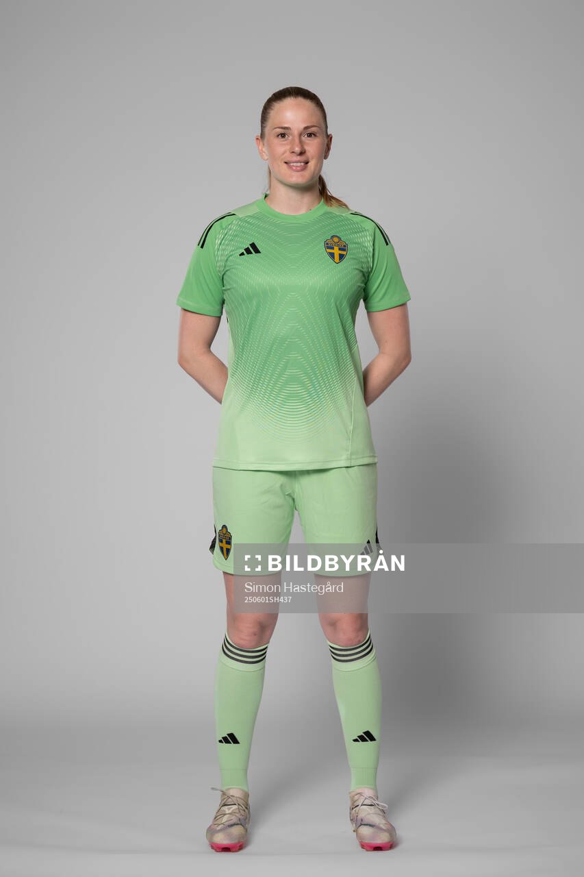 Goalkeeper Tove Enblom of Sweden poses for a portrait