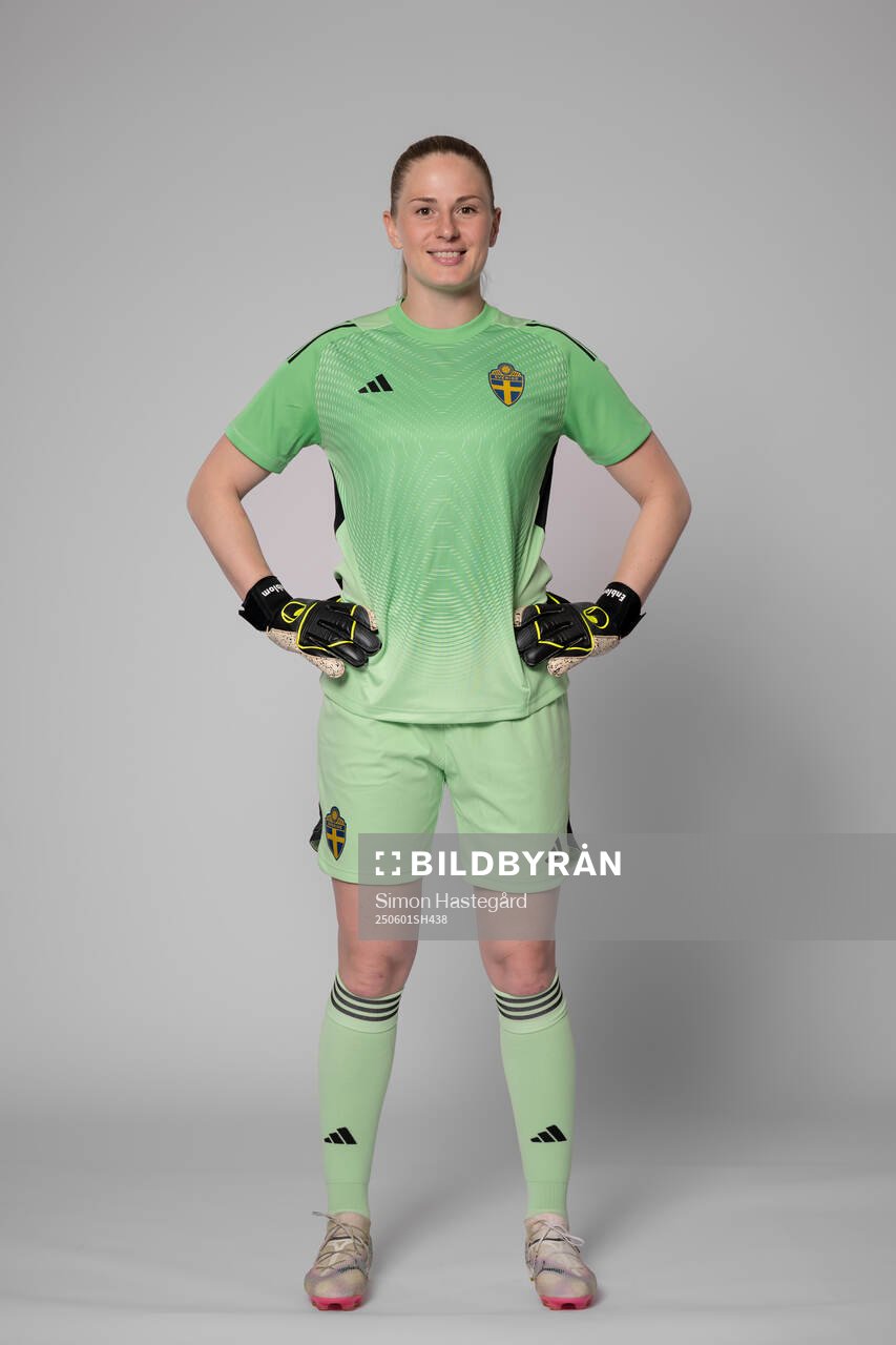 Goalkeeper Tove Enblom of Sweden poses for a portrait