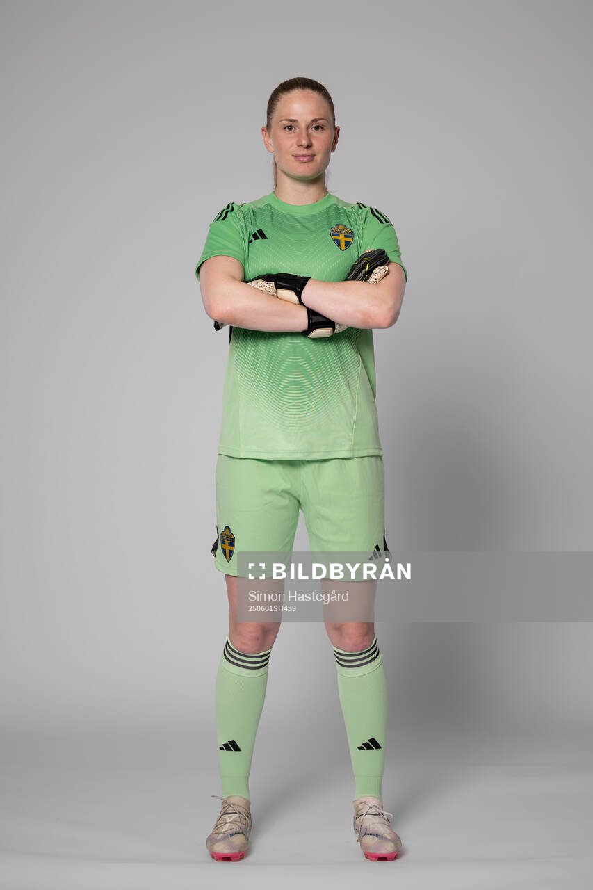 Goalkeeper Tove Enblom of Sweden poses for a portrait