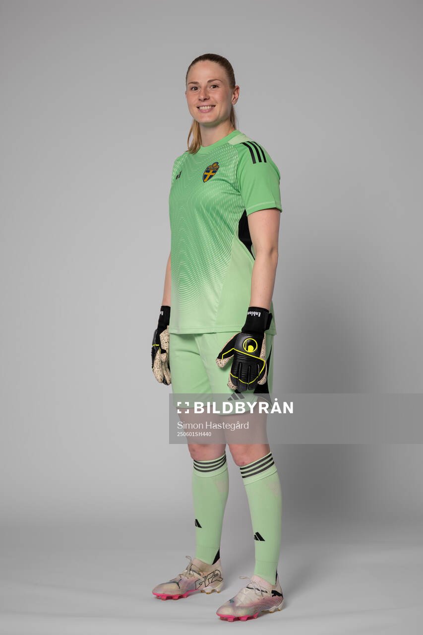 Goalkeeper Tove Enblom of Sweden poses for a portrait