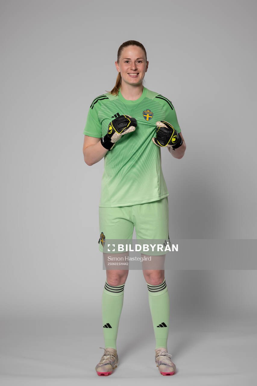 Goalkeeper Tove Enblom of Sweden poses for a portrait