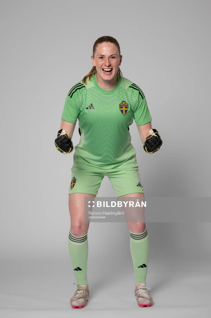 Goalkeeper Tove Enblom of Sweden poses for a portrait