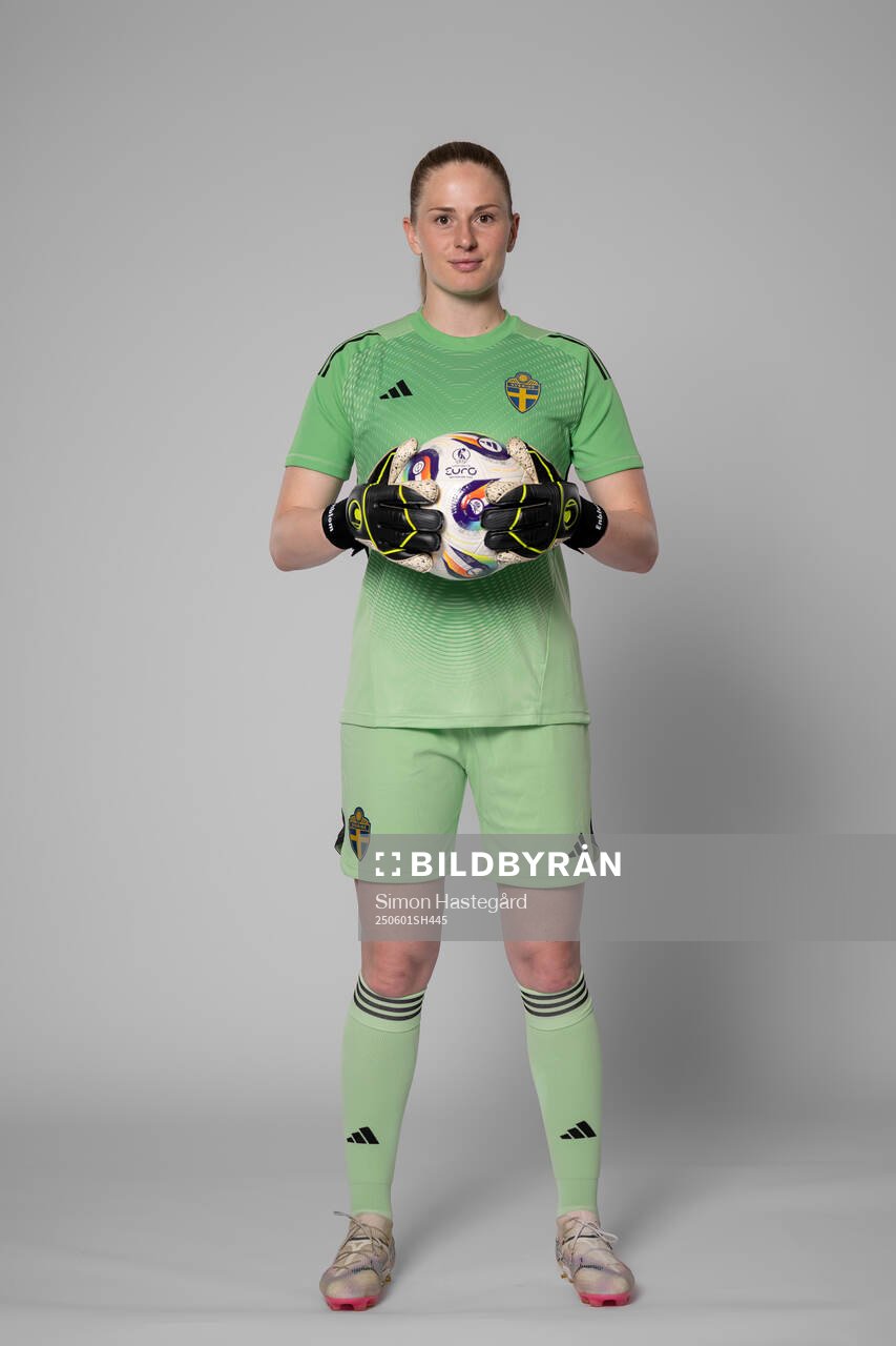 Goalkeeper Tove Enblom of Sweden poses for a portrait