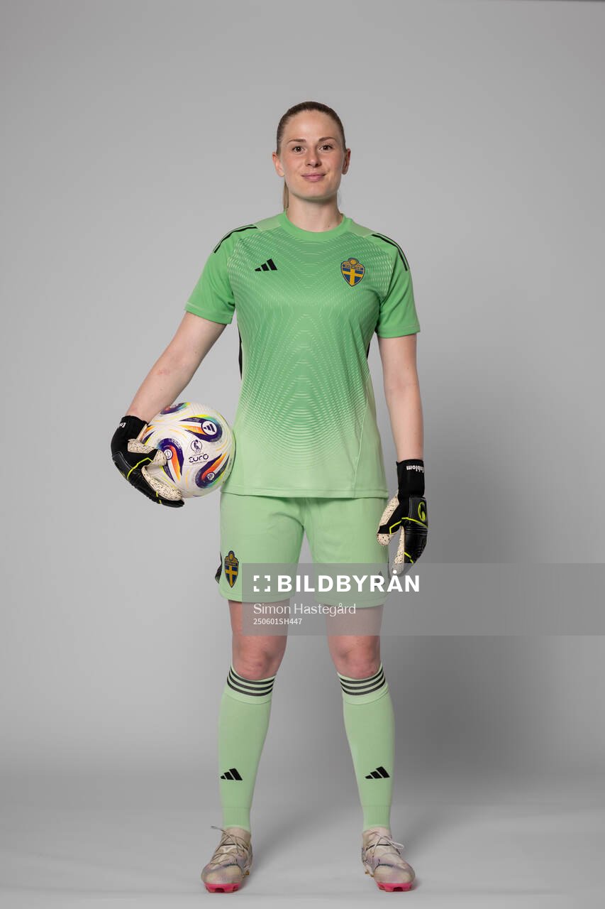 Goalkeeper Tove Enblom of Sweden poses for a portrait