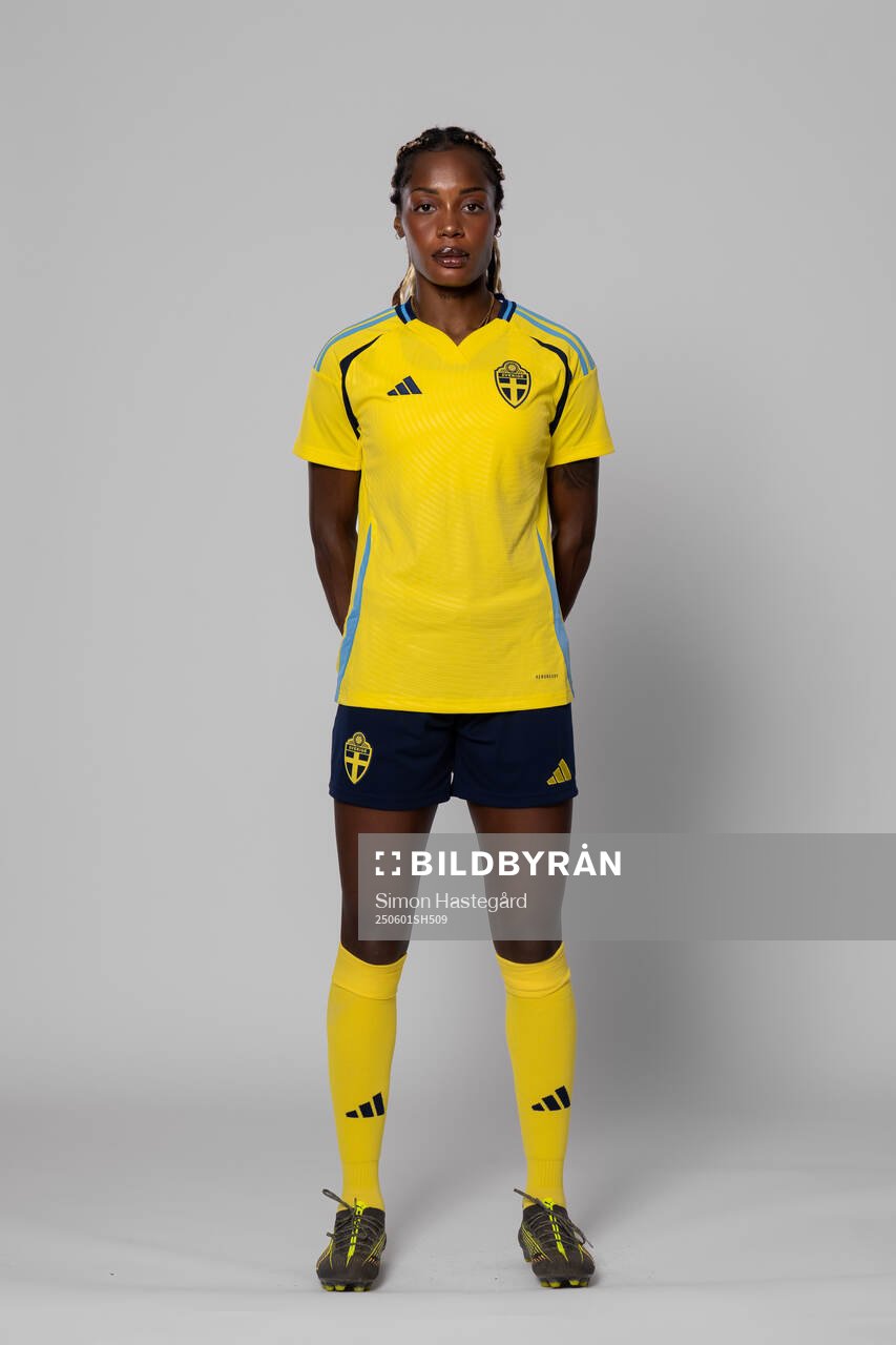 Evelyn Ijeh of Sweden poses for a portrait