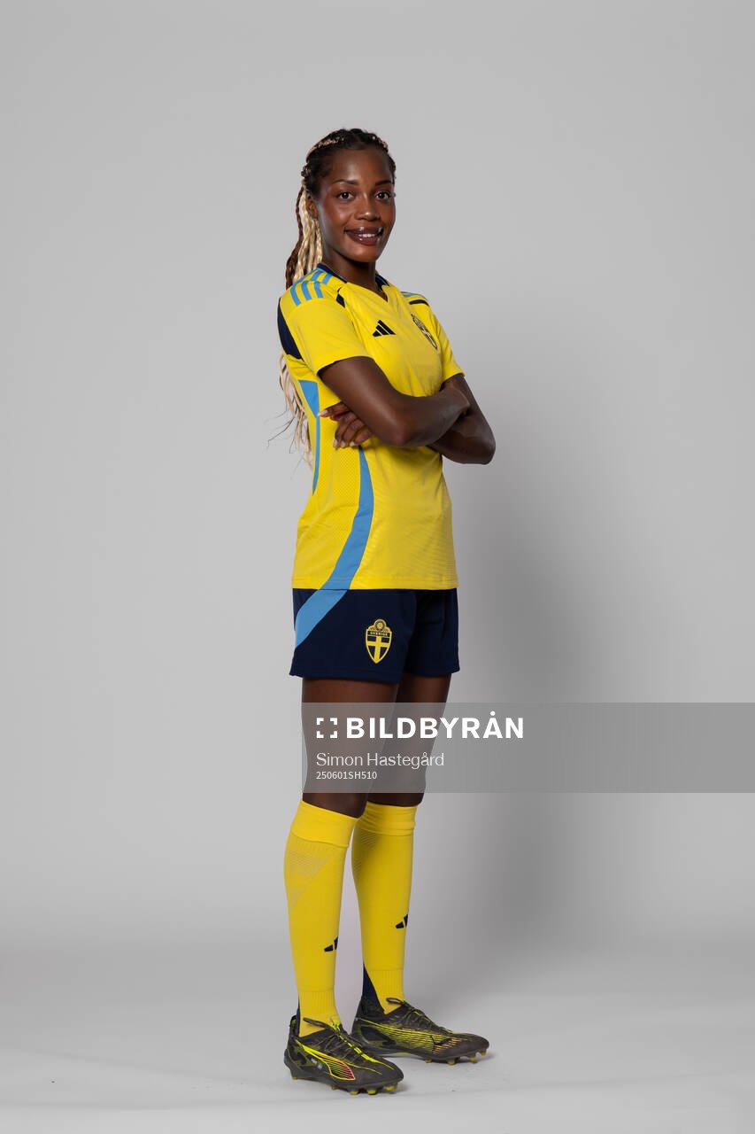 Evelyn Ijeh of Sweden poses for a portrait