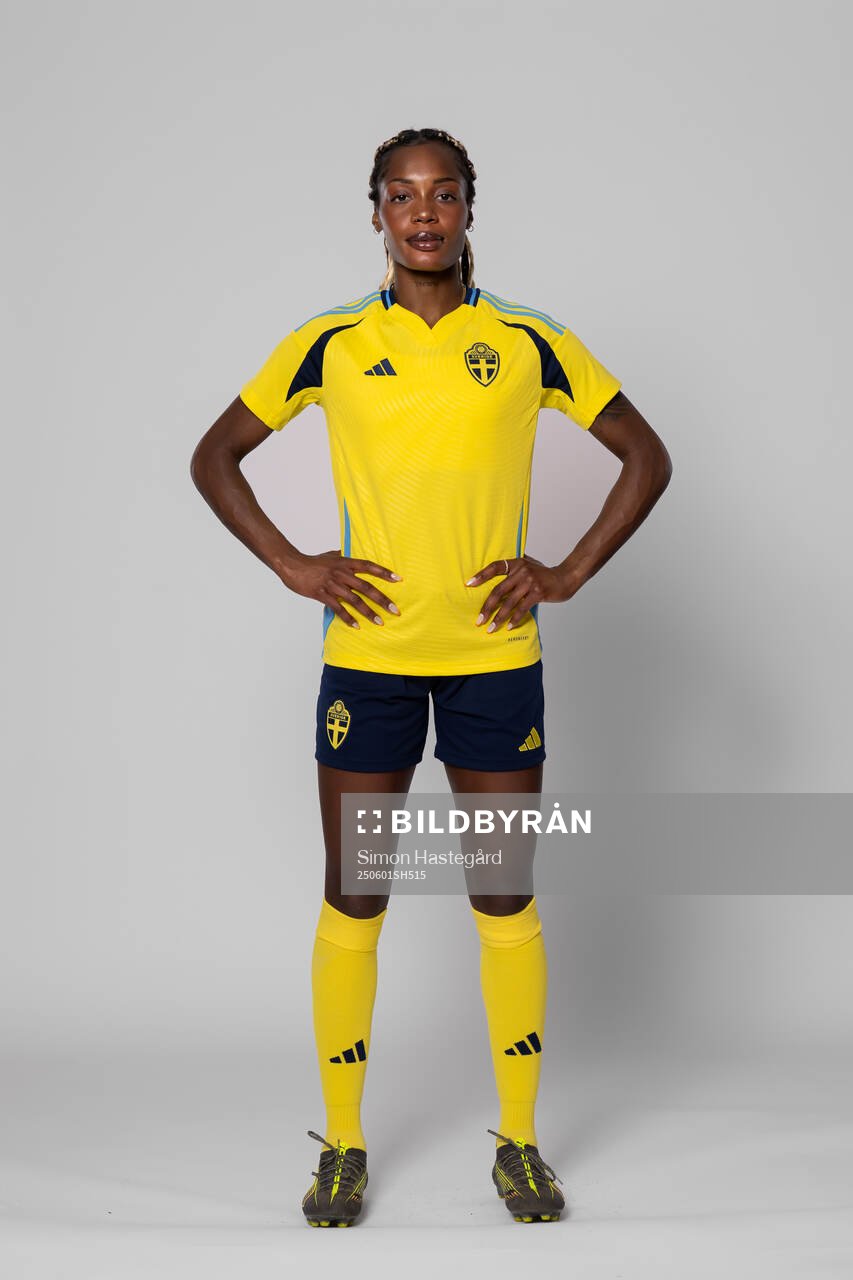 Evelyn Ijeh of Sweden poses for a portrait
