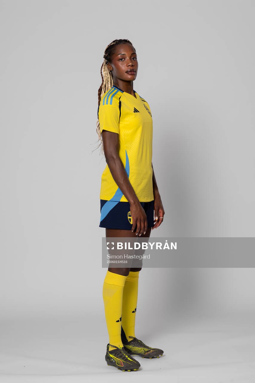 Evelyn Ijeh of Sweden poses for a portrait