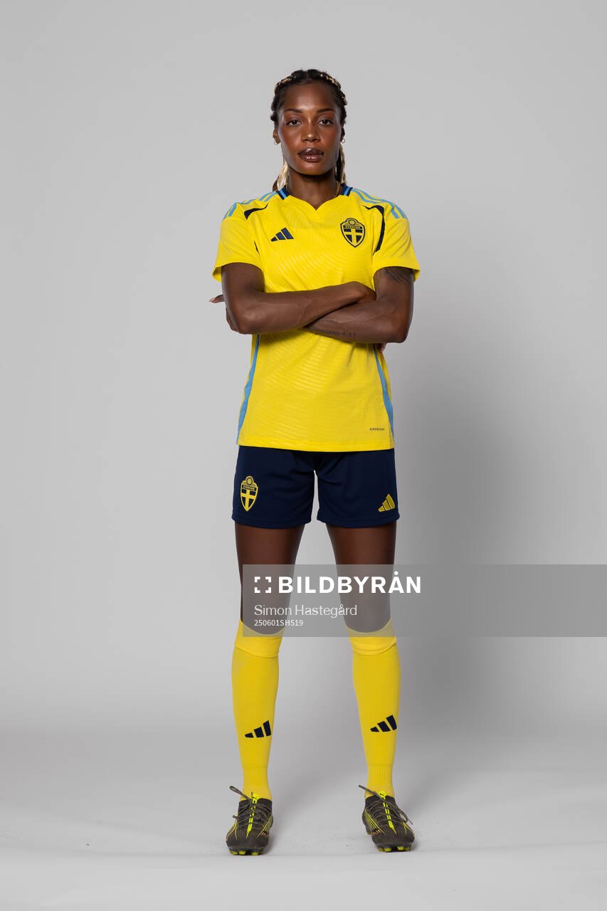 Evelyn Ijeh of Sweden poses for a portrait