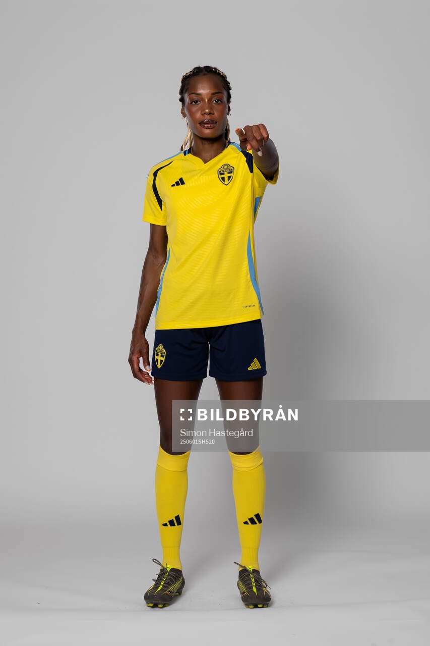 Evelyn Ijeh of Sweden poses for a portrait