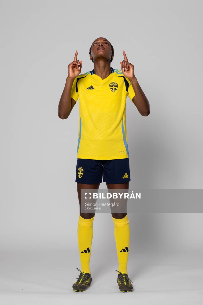 Evelyn Ijeh of Sweden poses for a portrait