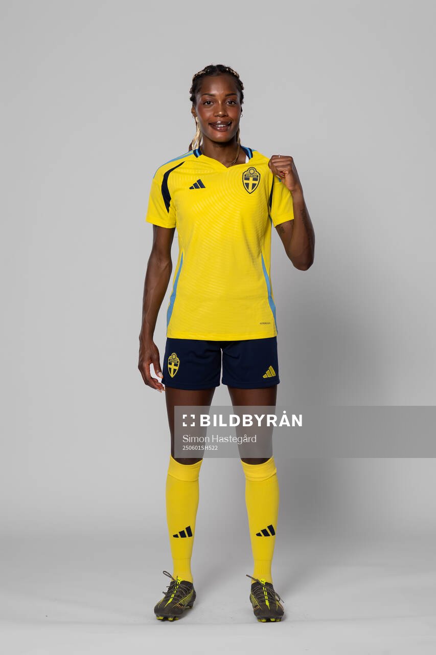 Evelyn Ijeh of Sweden poses for a portrait