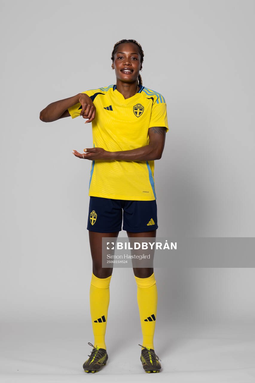 Evelyn Ijeh of Sweden poses for a portrait