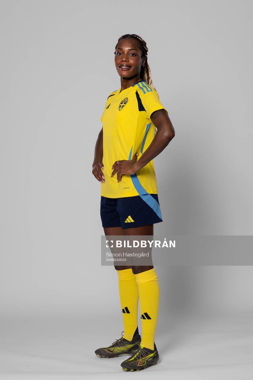 Evelyn Ijeh of Sweden poses for a portrait