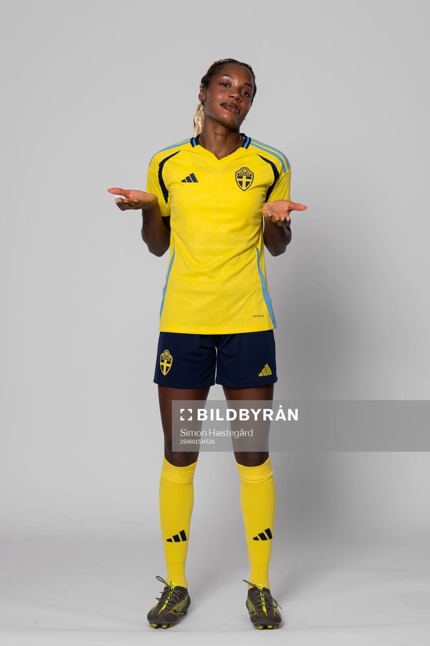 Evelyn Ijeh of Sweden poses for a portrait