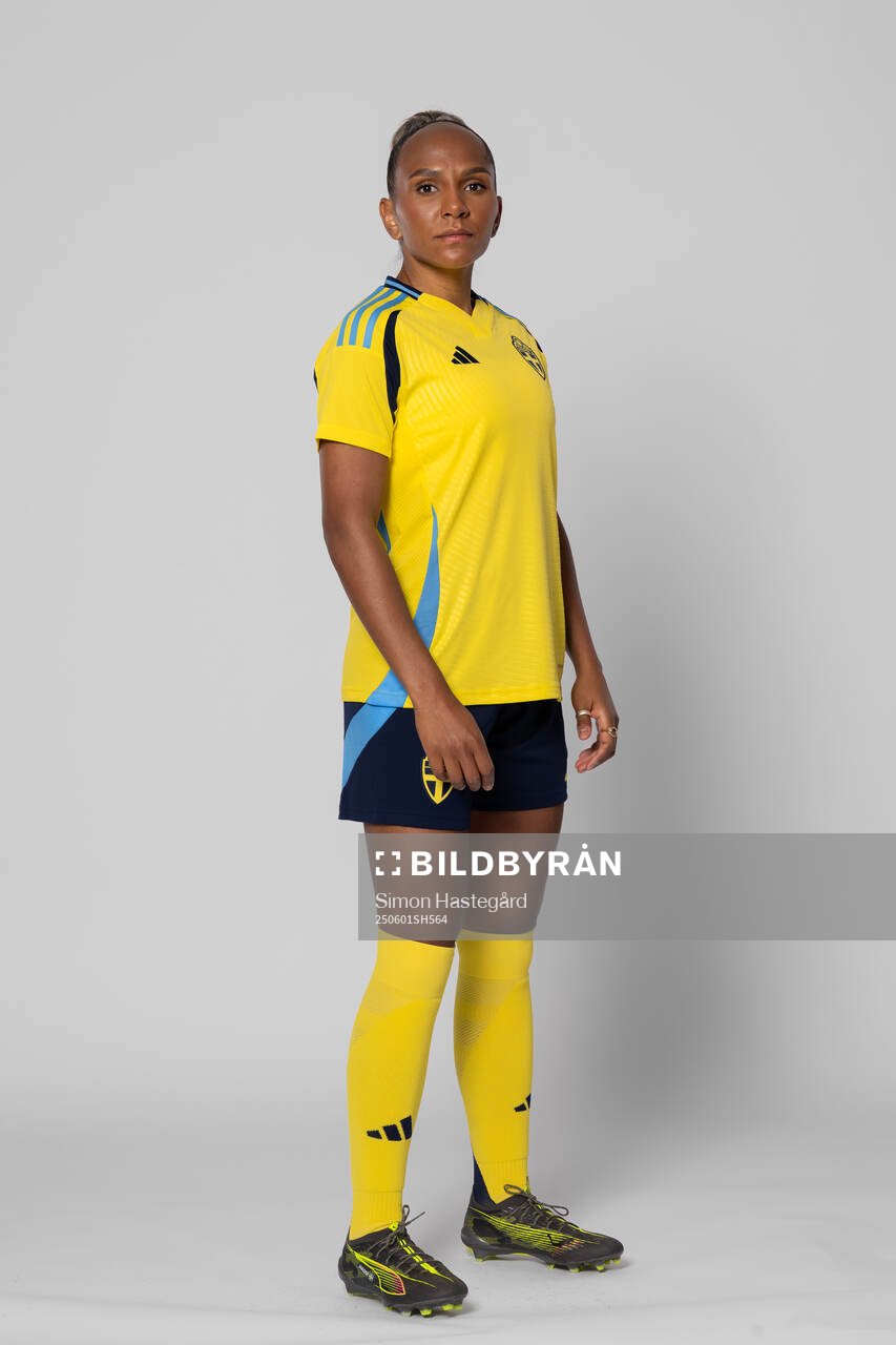 Madelen Janogy of Sweden poses for a portrait