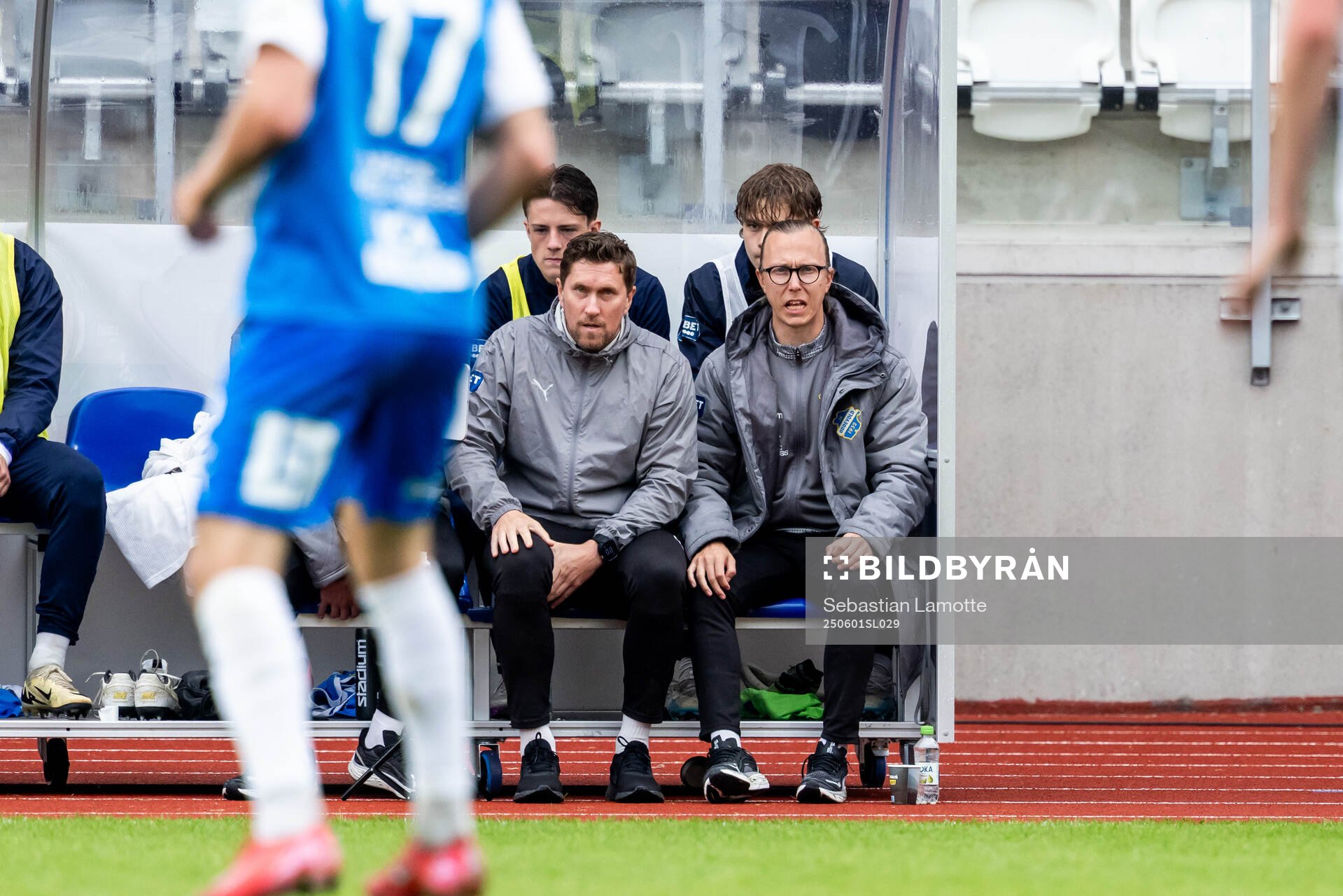 Oddevolds tränare Rikard Nilsson och assisterande tränare