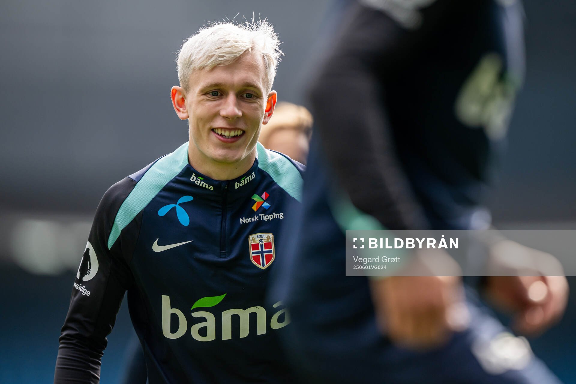 Marcus Holmgren Pedersen of the Norwegian national football