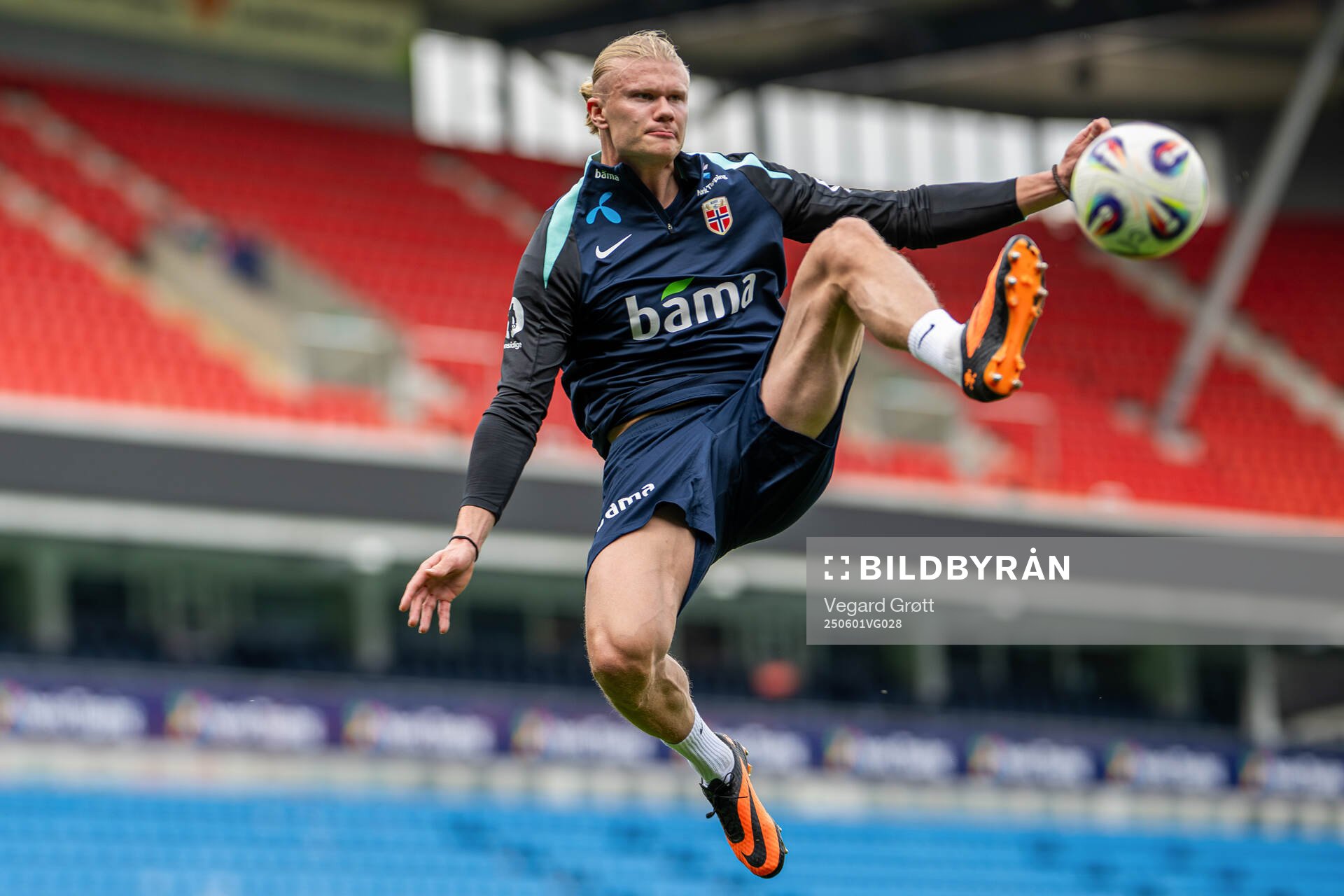 Erling Braut Haaland of the Norwegian national football team