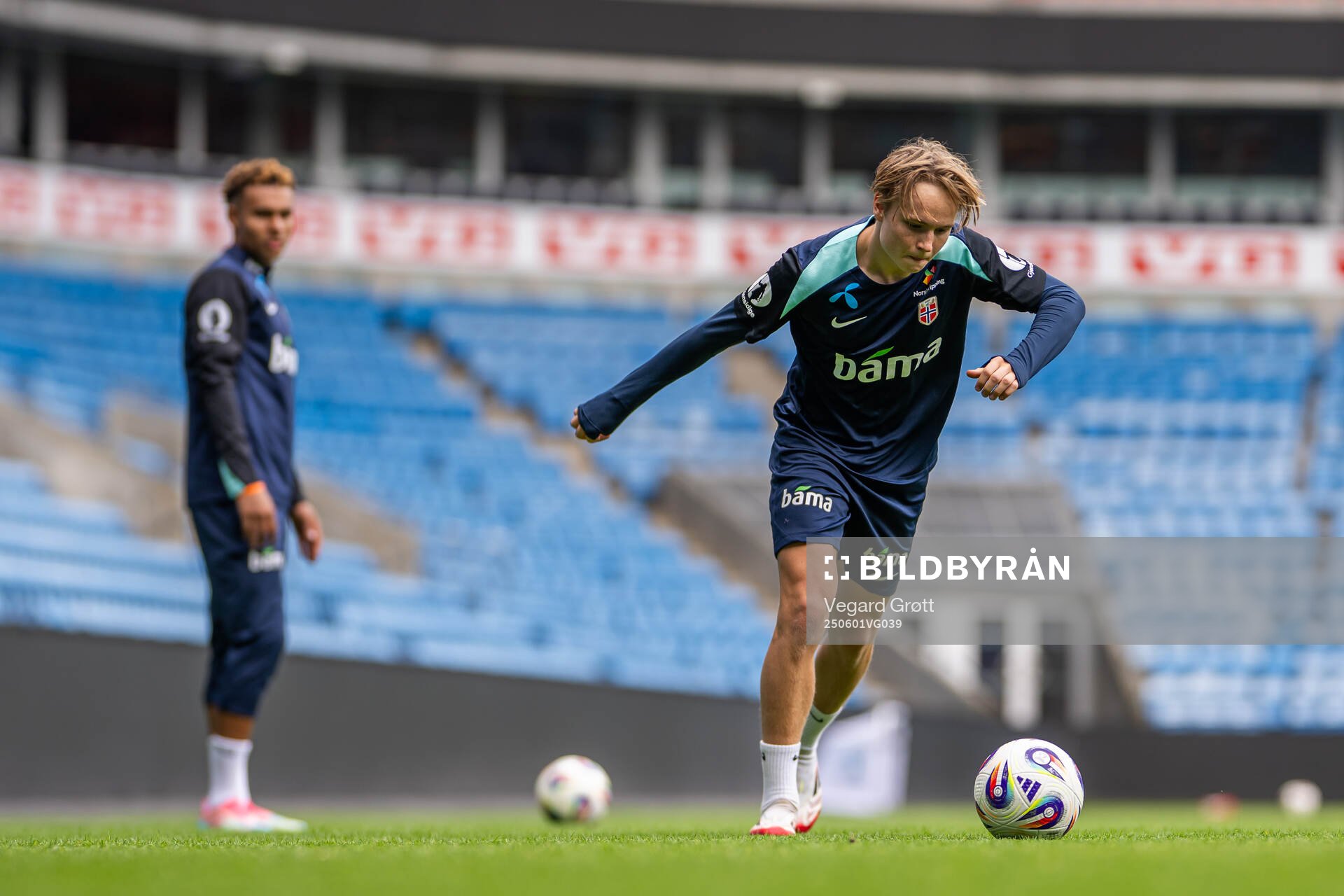 Andreas Schjelderup of the Norwegian national football team
