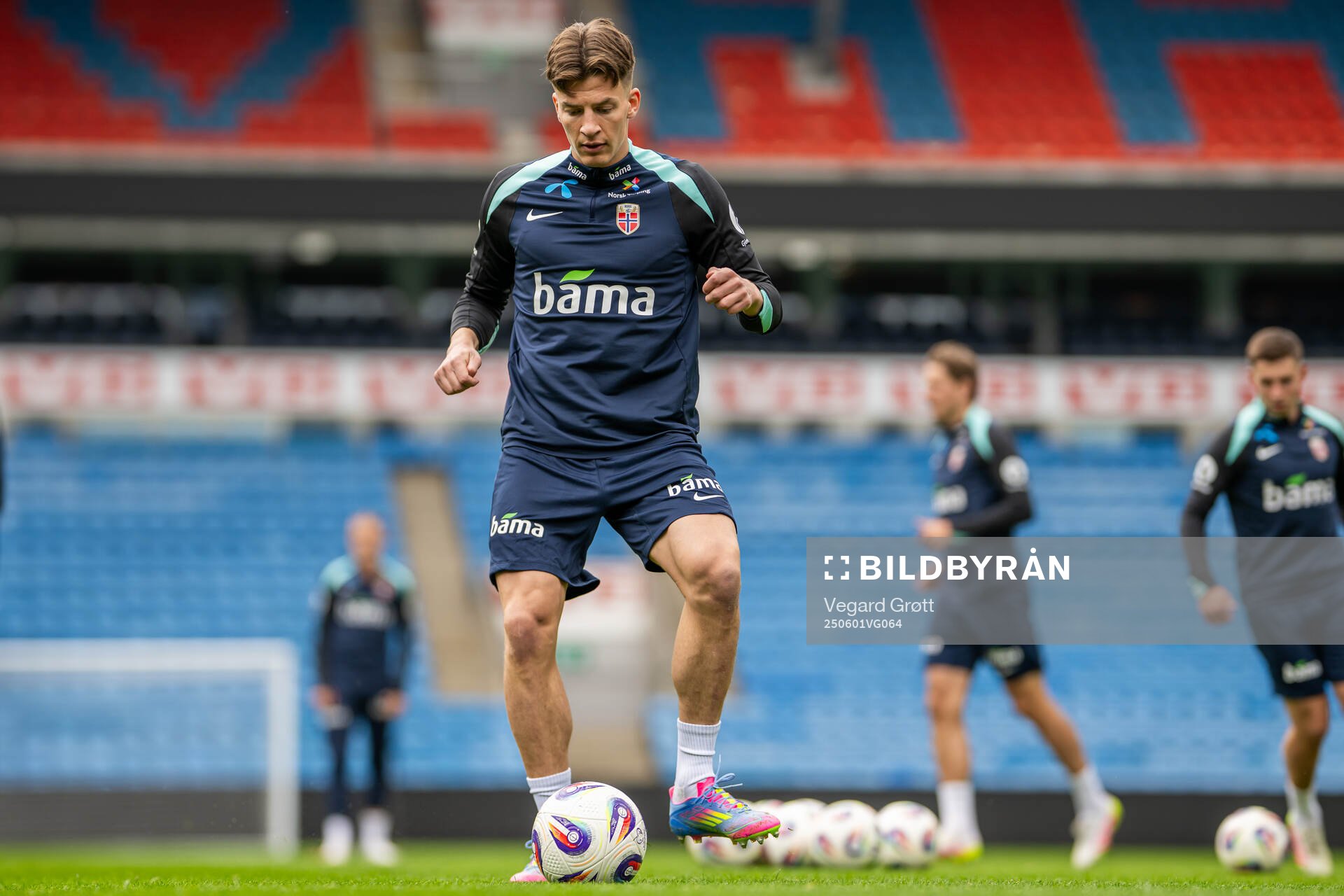 Jostein Gundersen of the Norwegian national football team