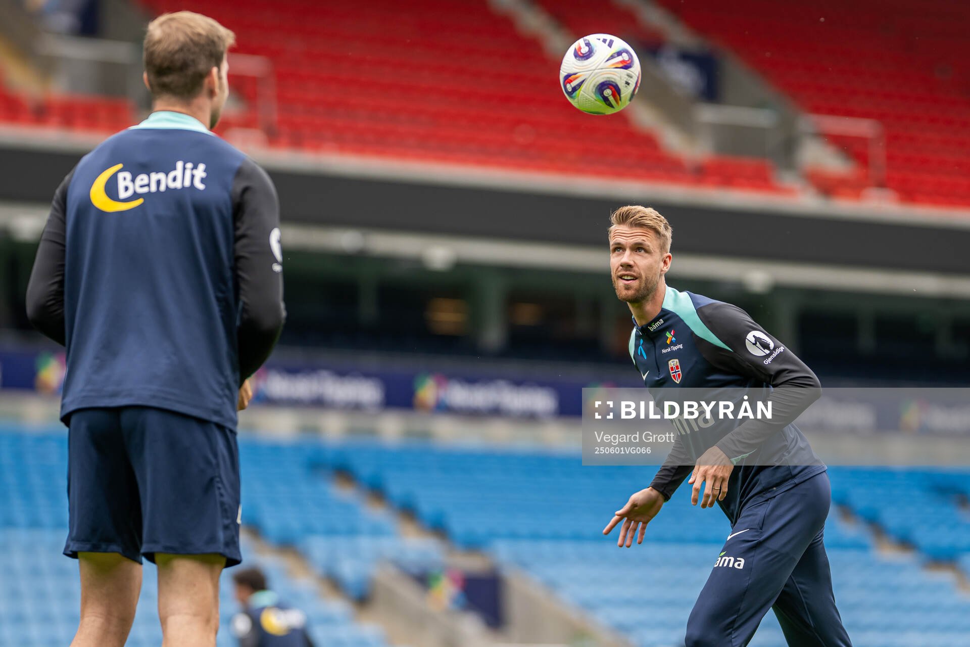 Kristoffer Ajer of the Norwegian national football team