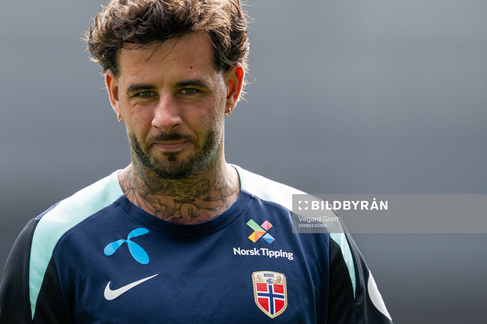 Aron Dønnum of the Norwegian national football team