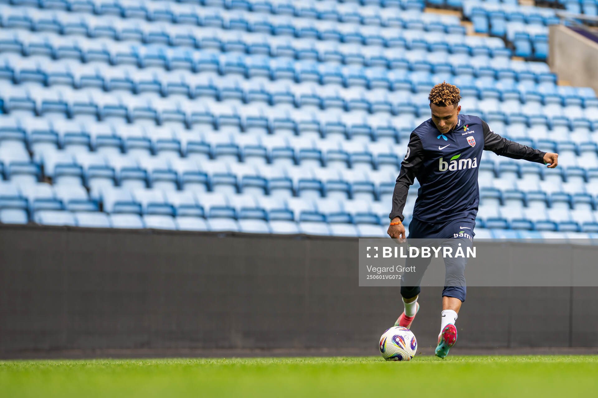 Antonio Nusa of the Norwegian national football team