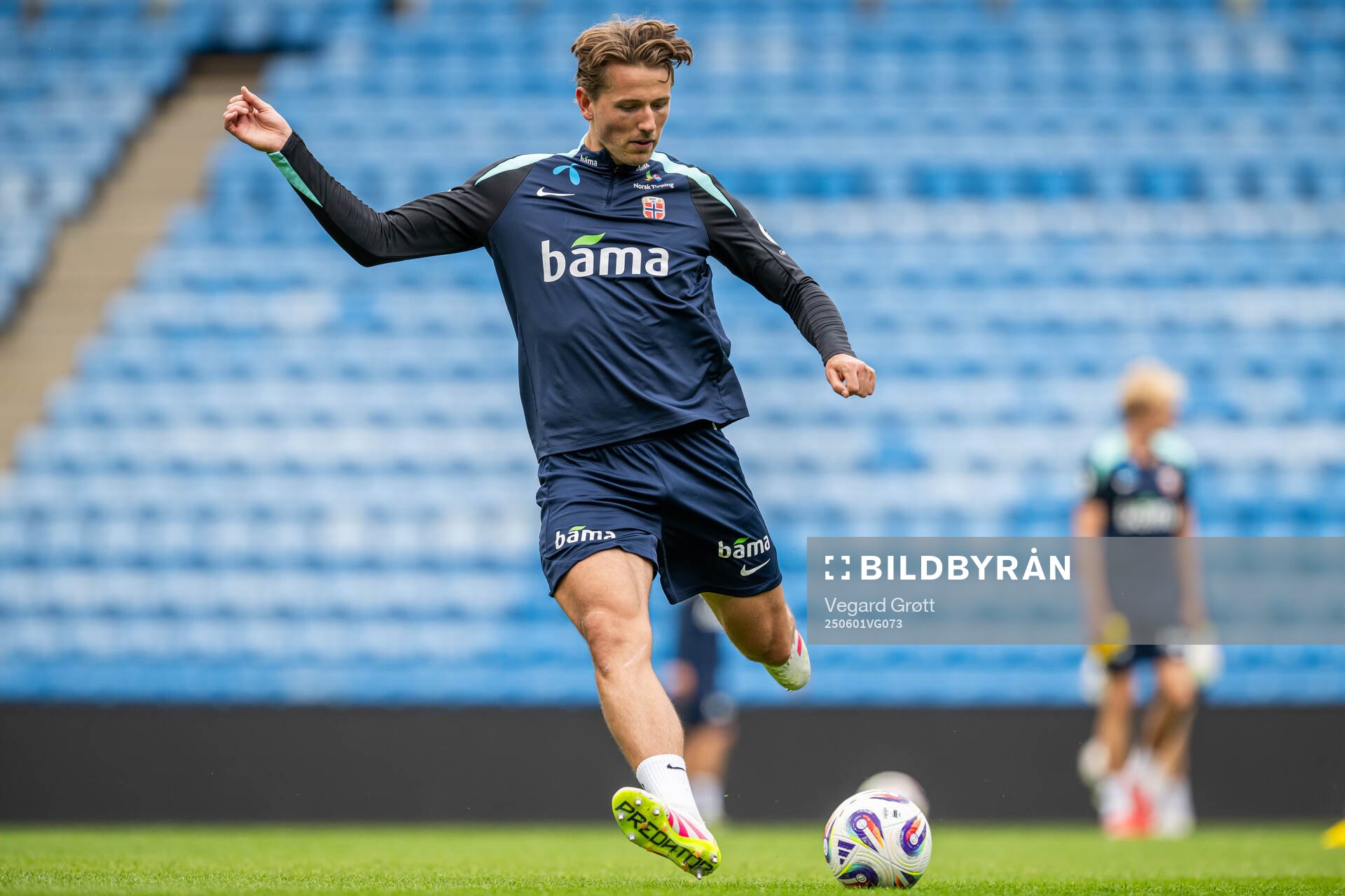 Sander Berge of the Norwegian national football team