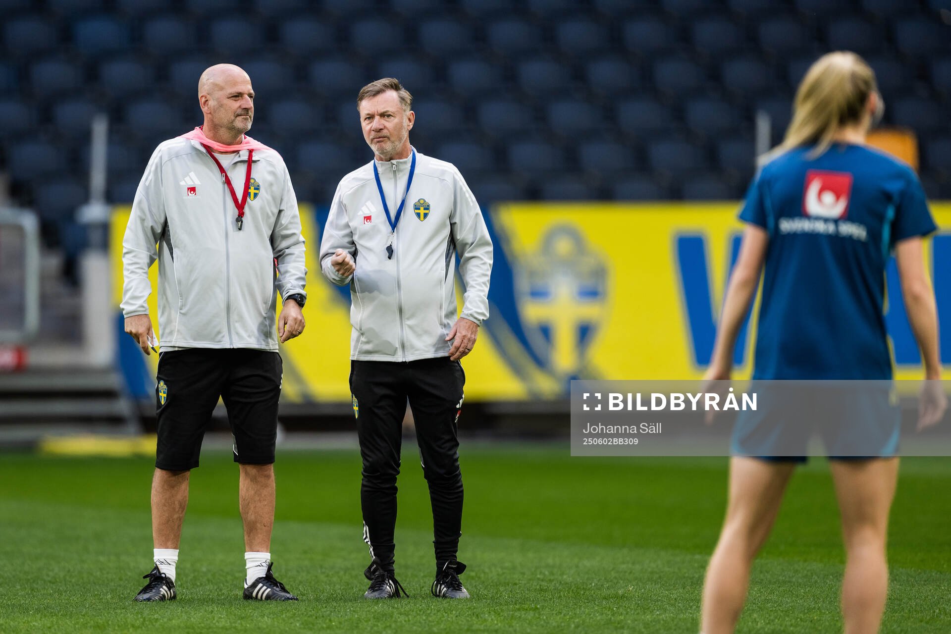 Assistant coach Magnus Wikman and Head coach Peter