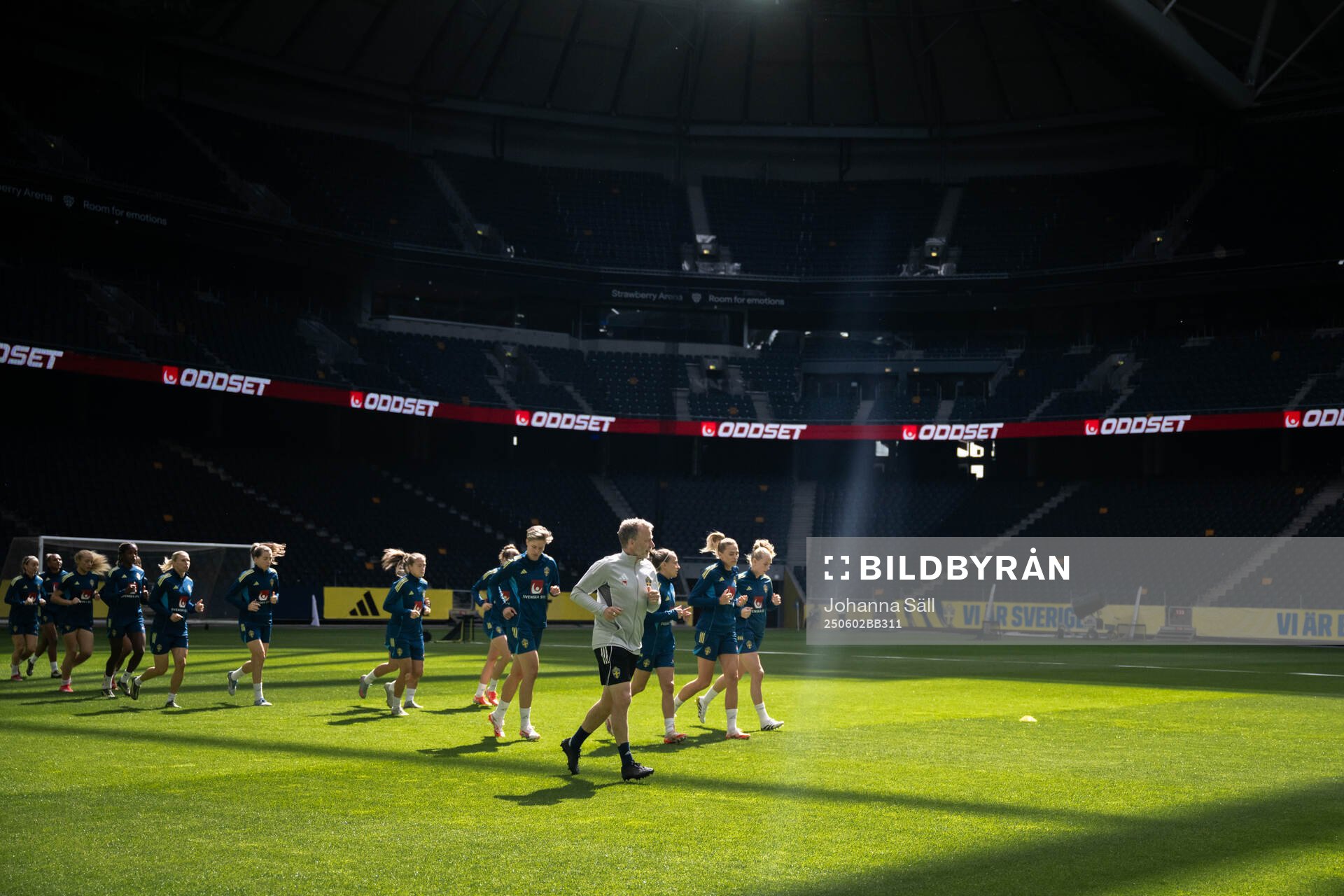Players of the Swedish women’s national football team