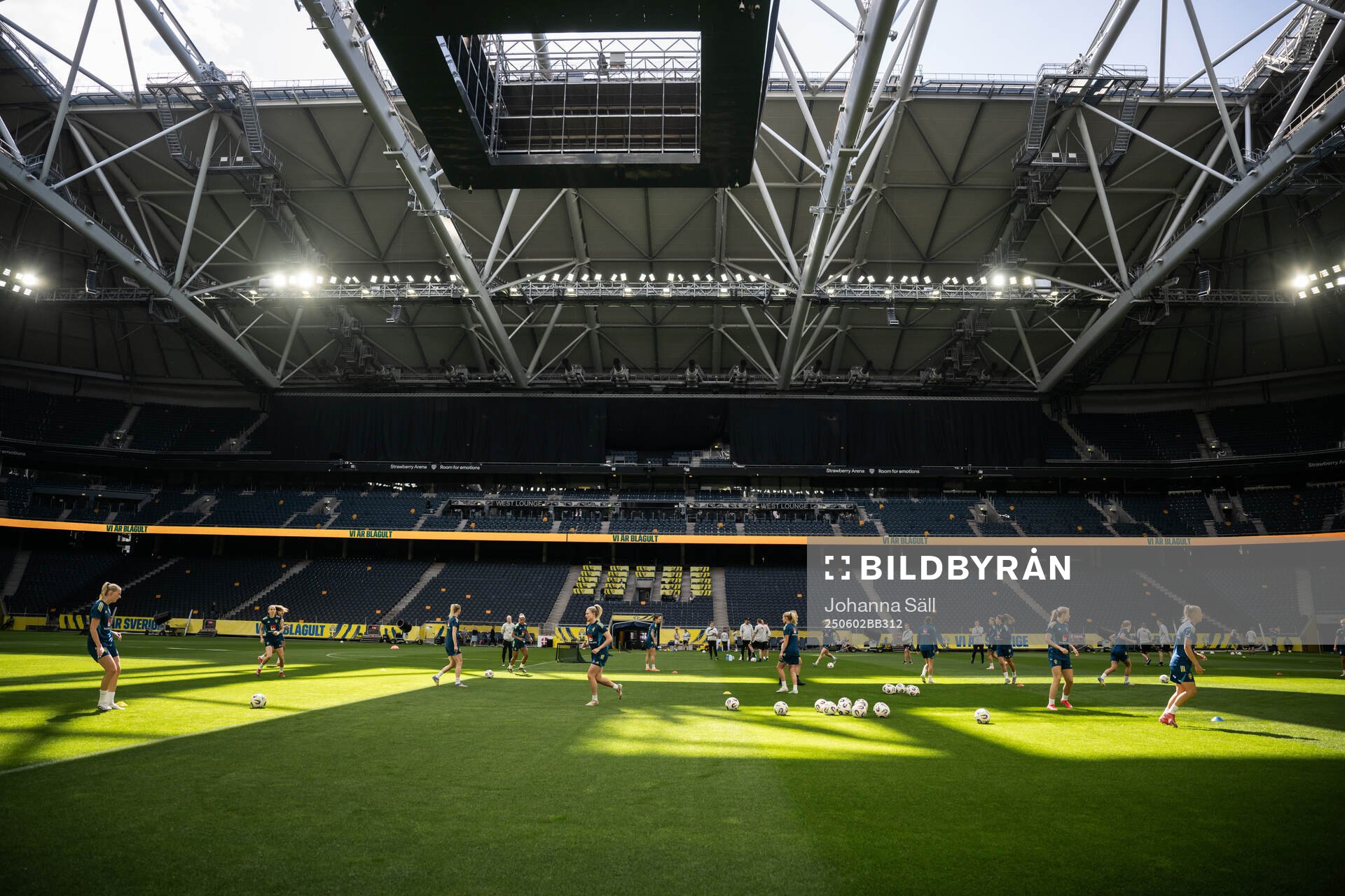 Players of the Swedish women’s national football team
