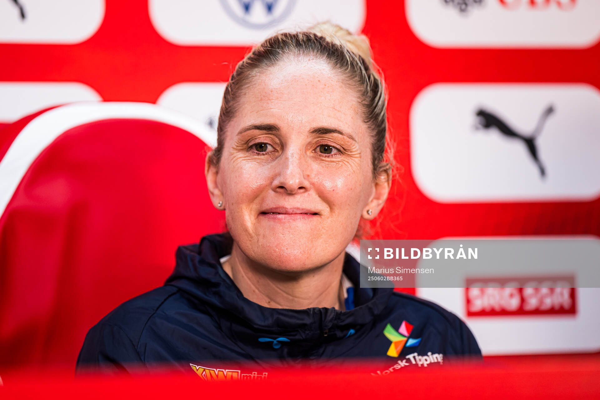 Head coach Gemma Grainger of the Norwegian women's national