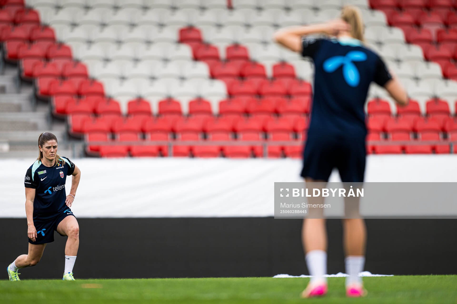 Maren Mjelde of the Norwegian women's national football team
