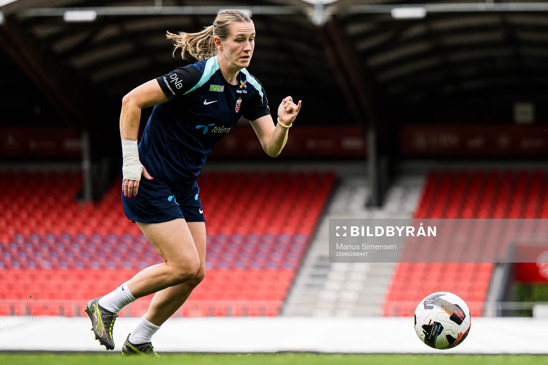 Elisabeth Terland of the Norwegian women's national