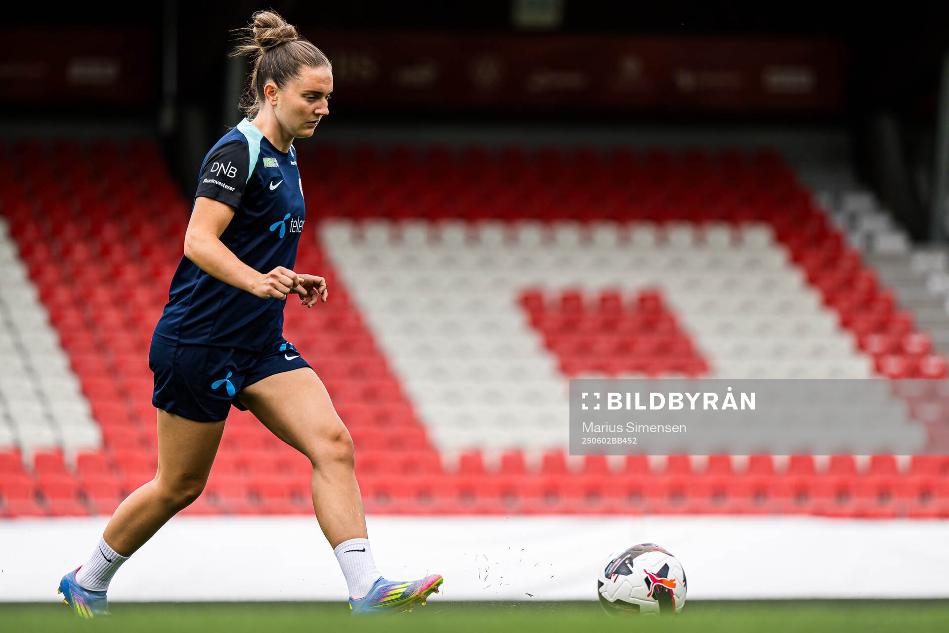 Vilde Bøe Risa of the Norwegian women's national football
