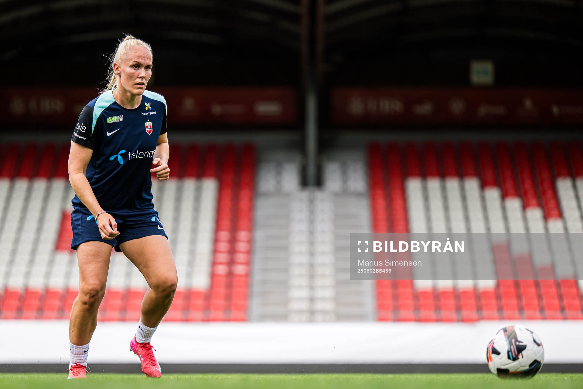 Maria Thorisdottir of the Norwegian women's national