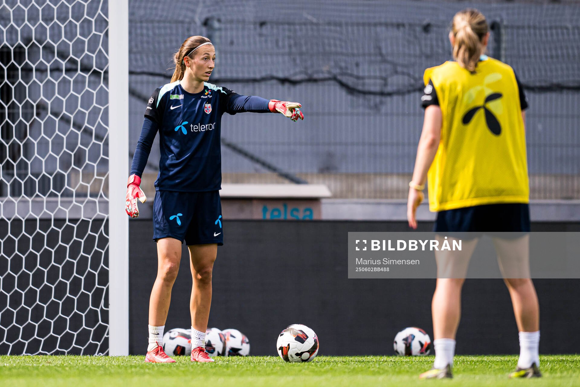 Cecilie Hauståker Fiskerstrand of the Norwegian women's