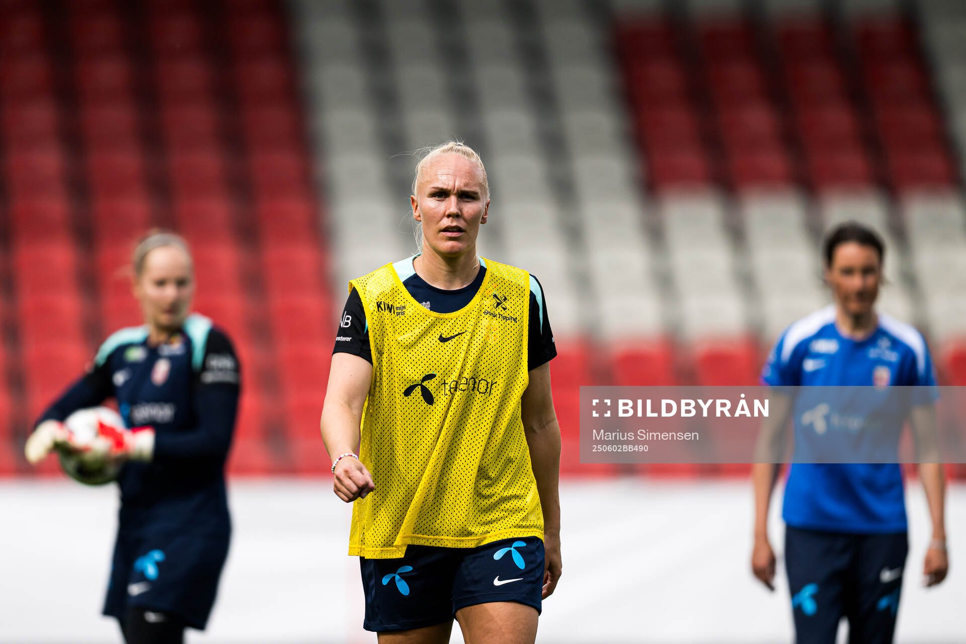 Maria Thorisdottir of the Norwegian women's national