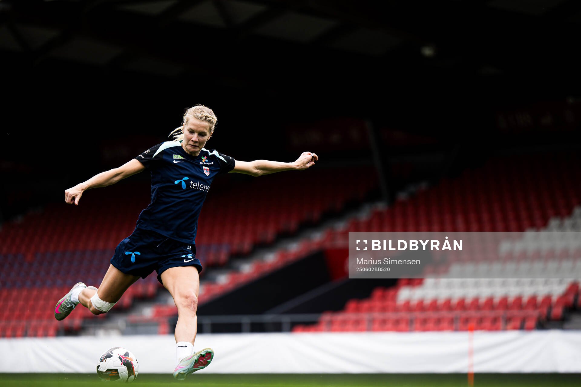 Ada Martine Stolsmo Hegerberg of the Norwegian women's